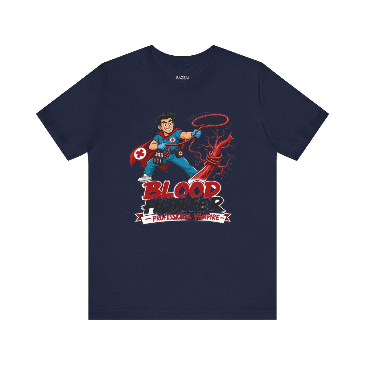 Funny Phlebotomist T-Shirt — First Stick, Every Time — t-shirt design