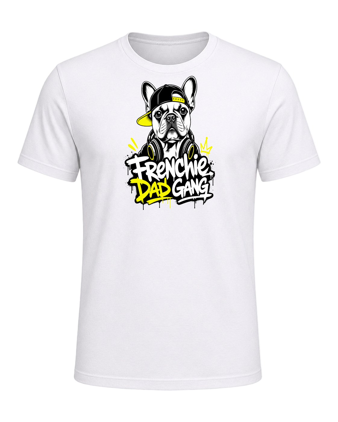 French Bulldog Dad — White