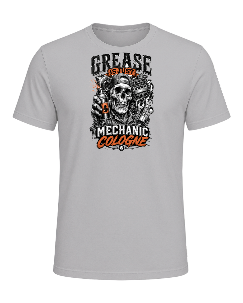 Grease is just mechanic cologne — Athletic Heather