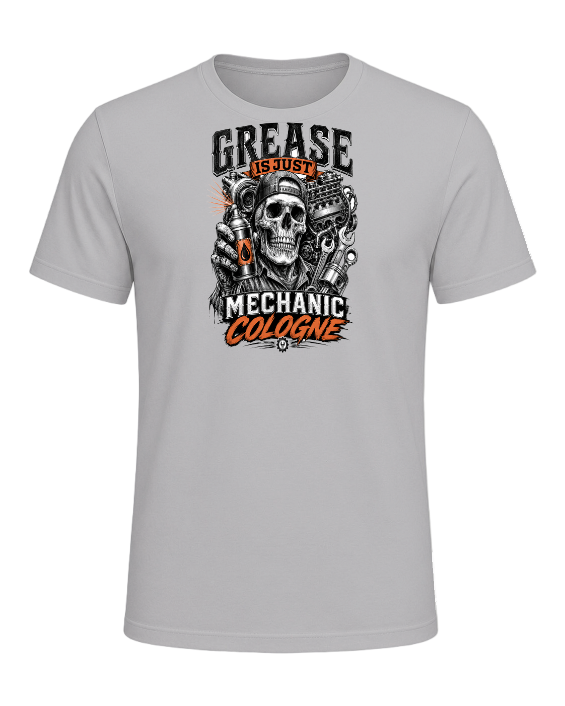 Grease is just mechanic cologne — Athletic Heather