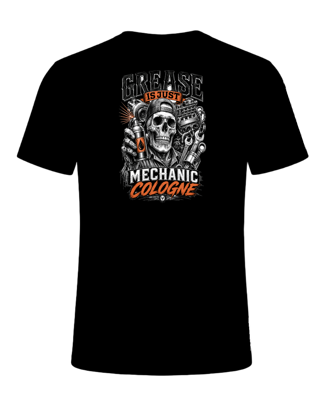 Grease is just mechanic cologne — Black