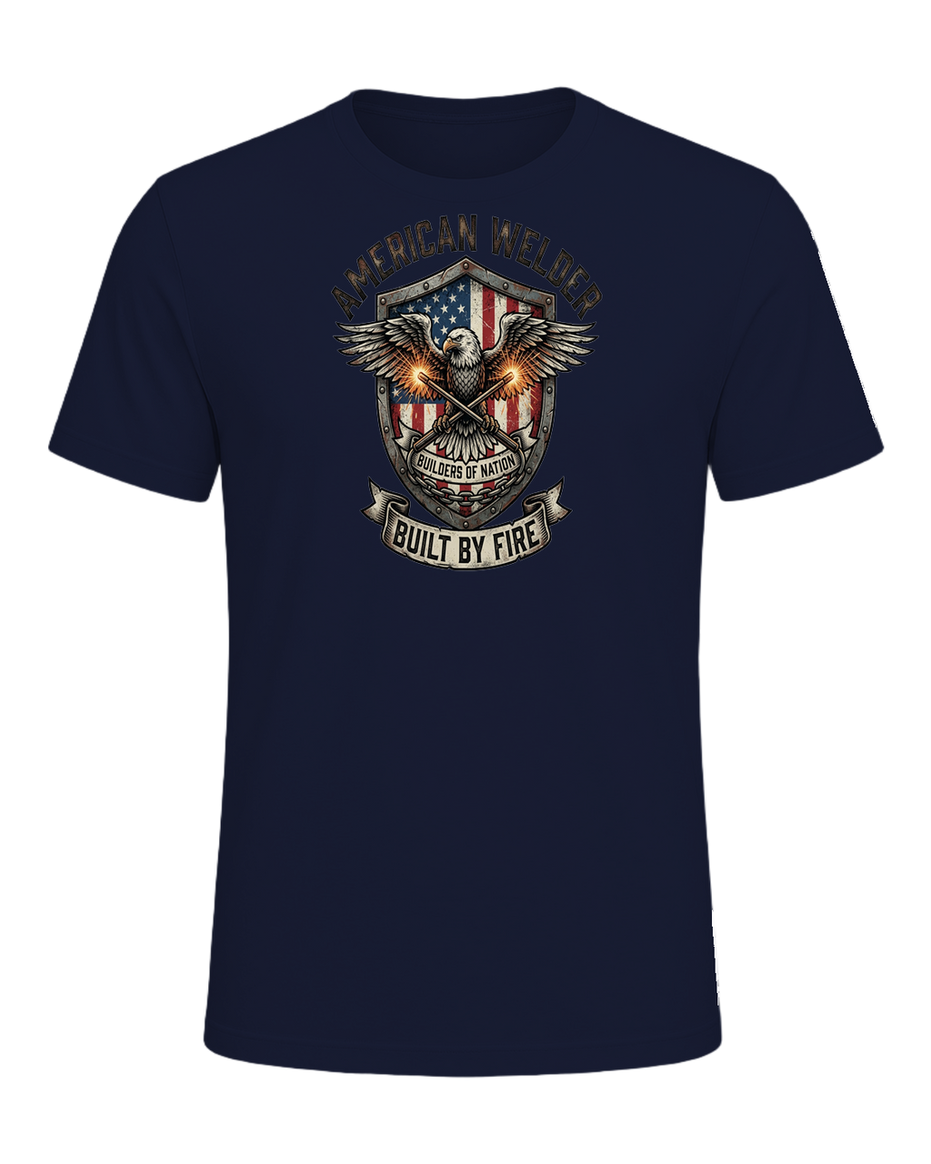 Welder Pride — Navy