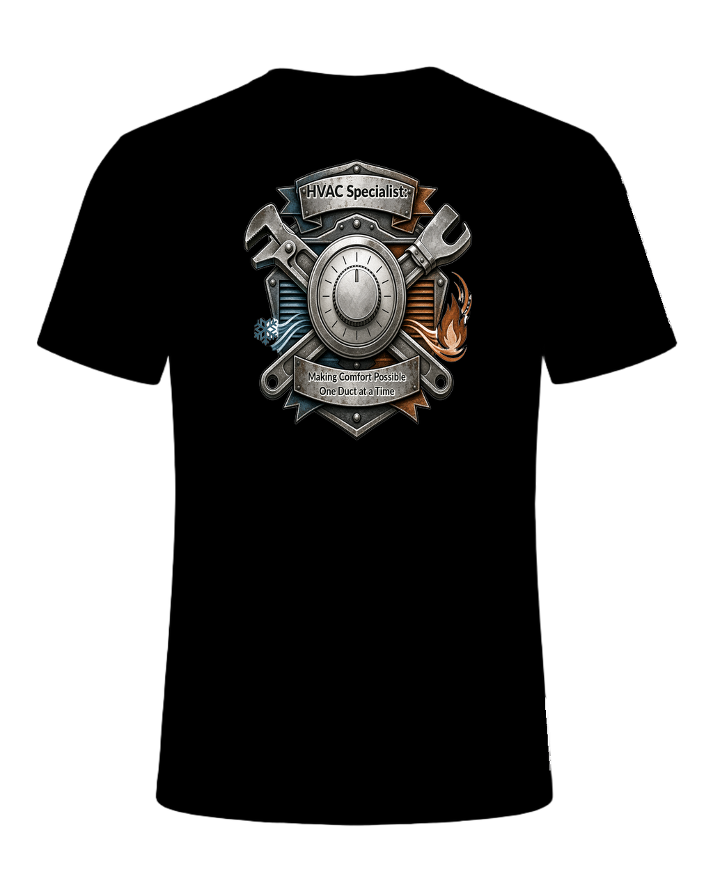 HVAC Technician — Black