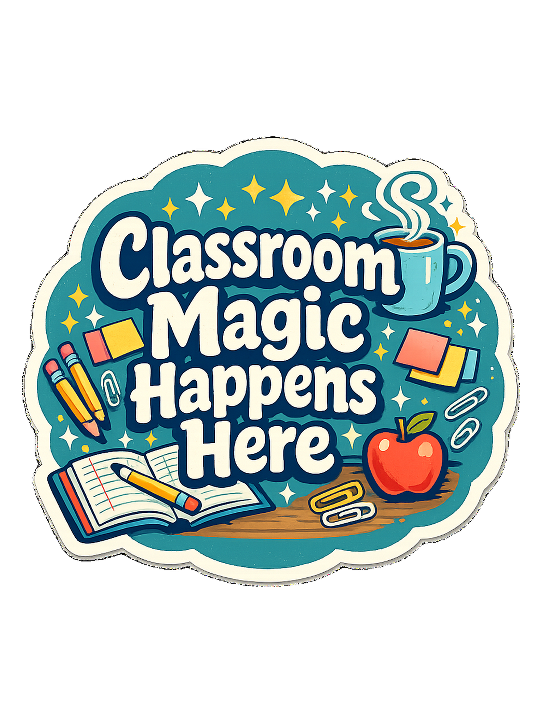 Classroom Magic Happens Here Tee