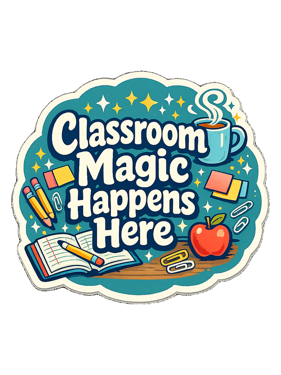 Classroom Magic Happens Here Tee