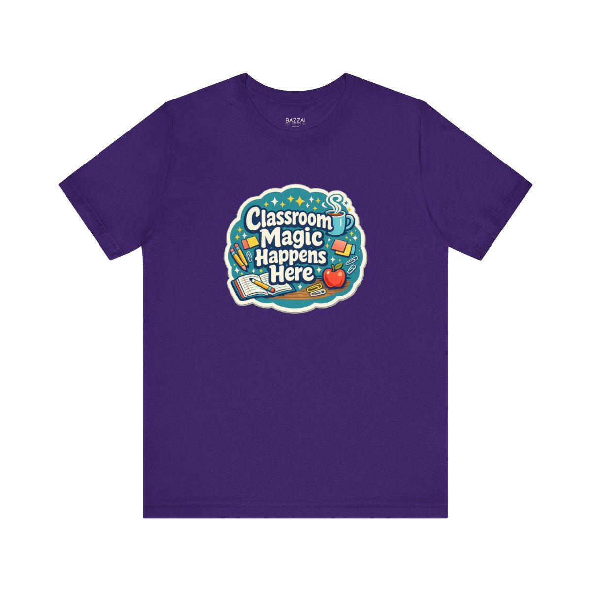 Elementary Teacher T-Shirt — Classroom Magic Happens Here — t-shirt design by June