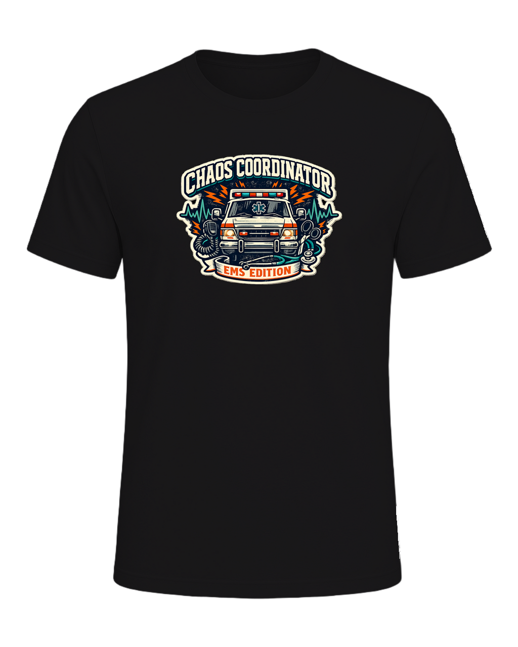 Chaos Coordinator Ems Edition Tee — Dark Grey Heather