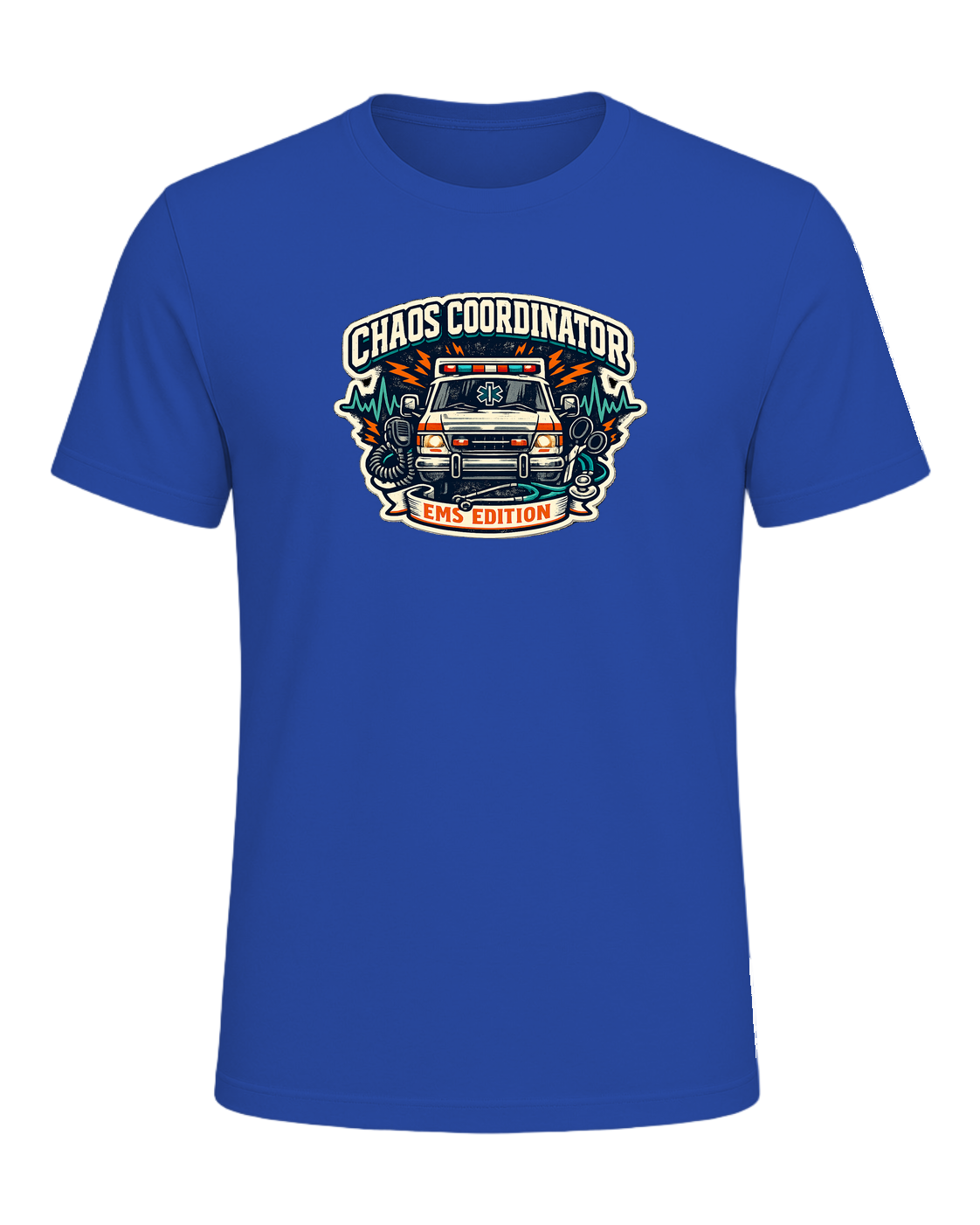 Chaos Coordinator Ems Edition Tee — True Royal