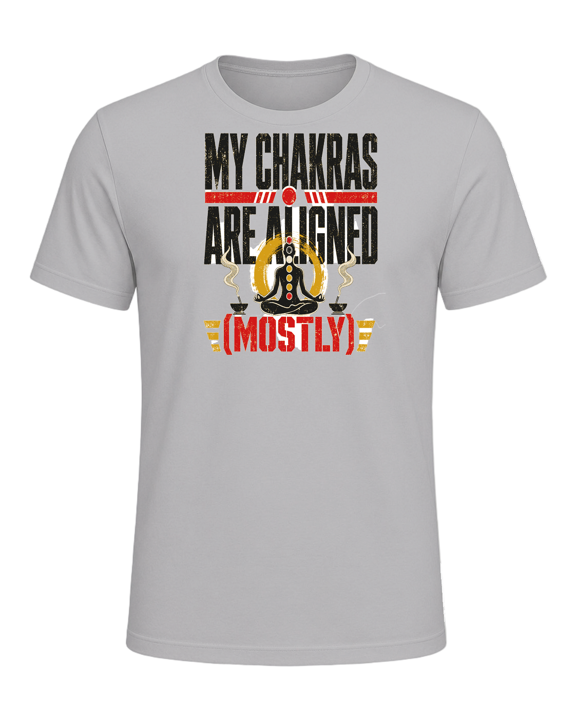 MY CHAKRAS ARE ALIGNED (MOSTLY) — Athletic Heather