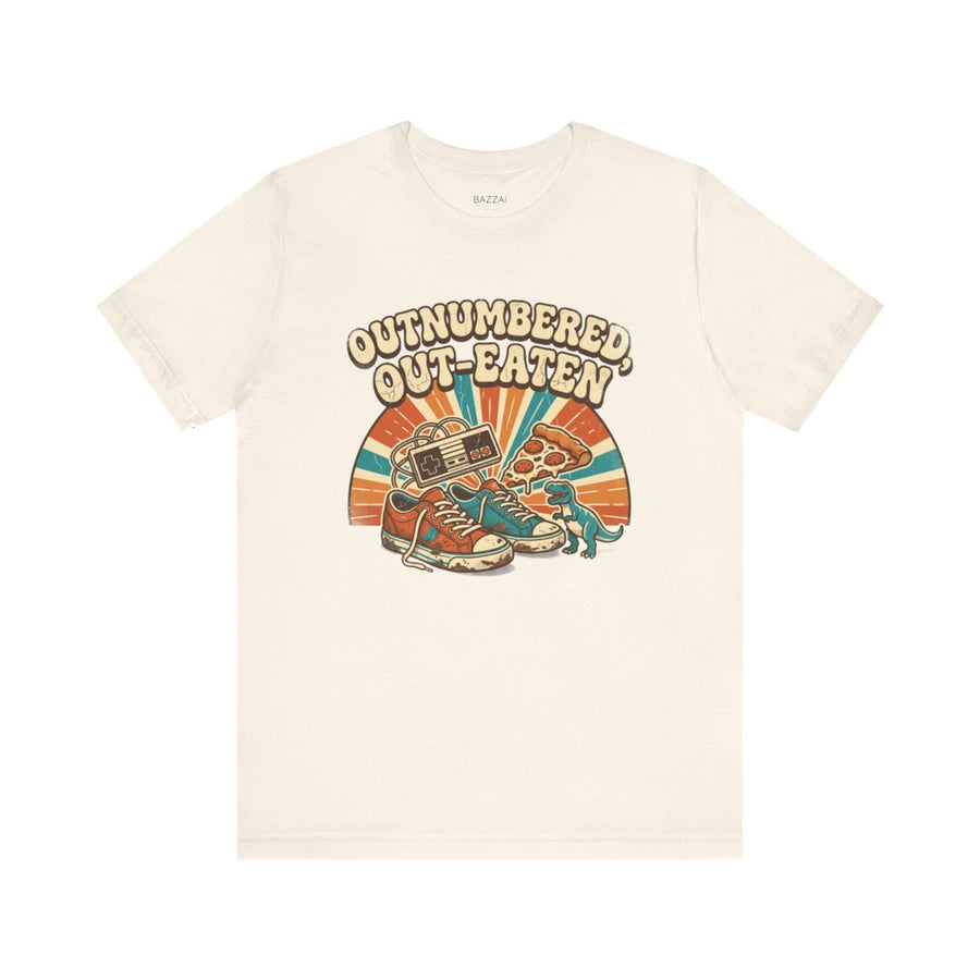 Mom of Boys T-Shirt — Outnumbered, Out-Eaten