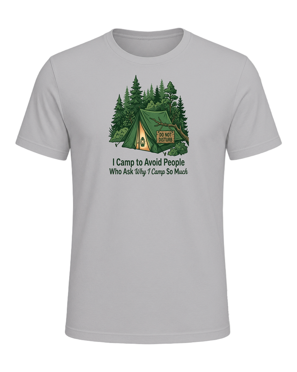 Camping Introvert — Athletic Heather