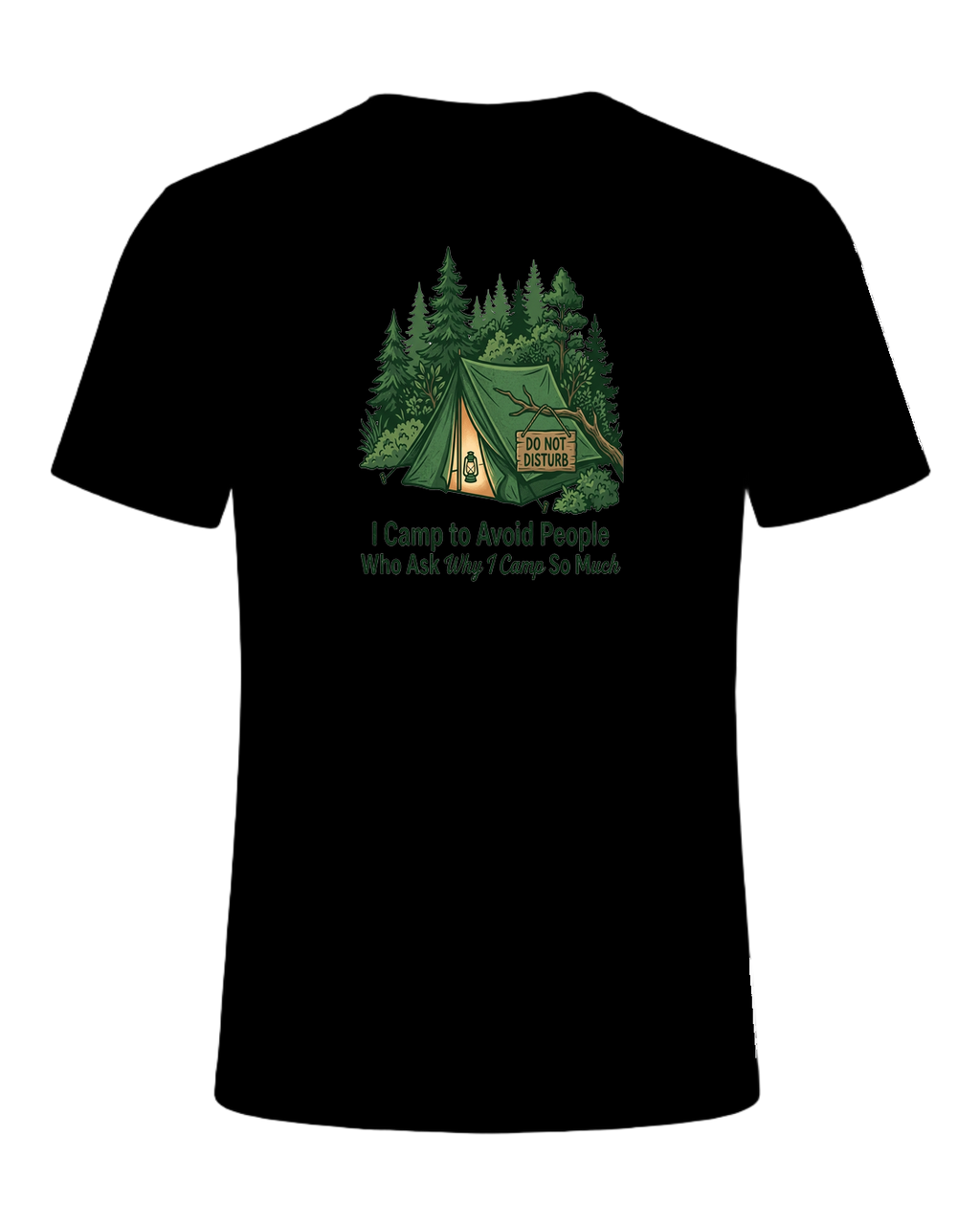 Camping Introvert — Black