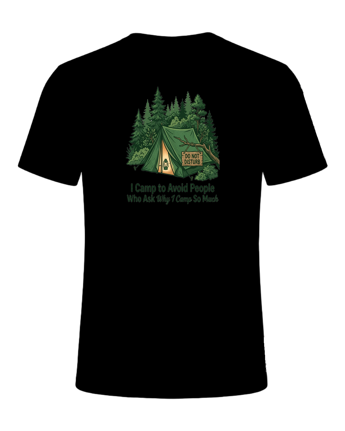 Camping Introvert — Black