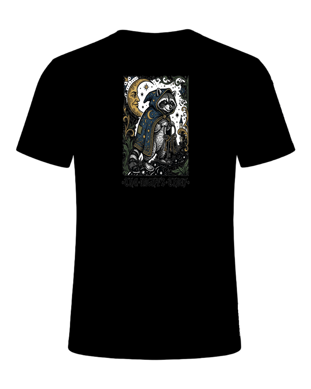 Raccoon Wizard Energy — Black