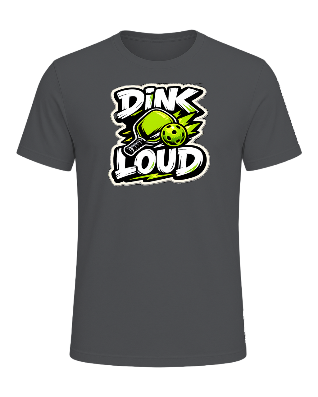 Dink Loud Tee — Asphalt