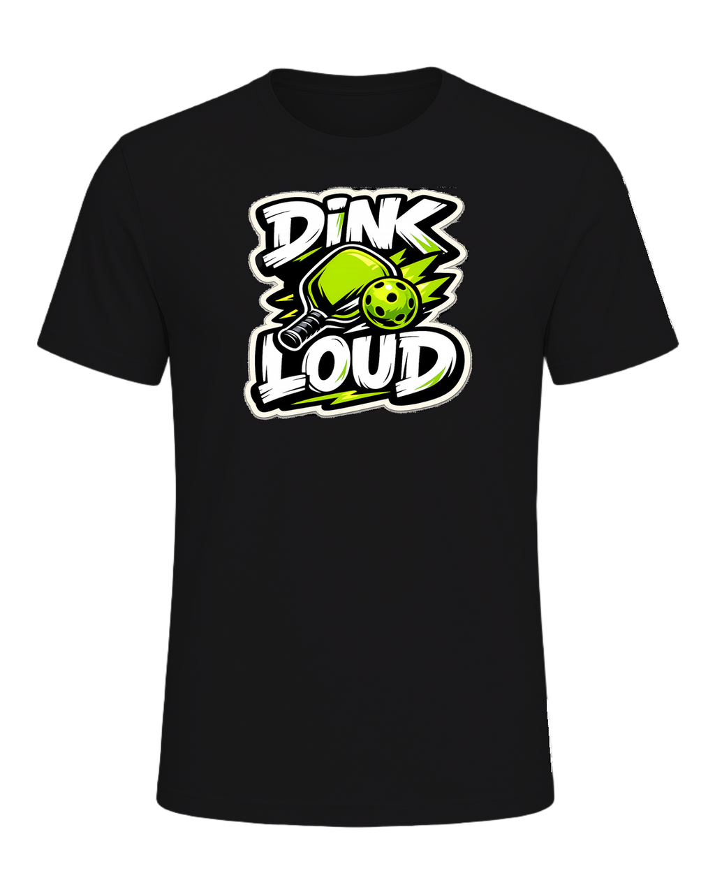 Dink Loud Tee — Dark Grey Heather
