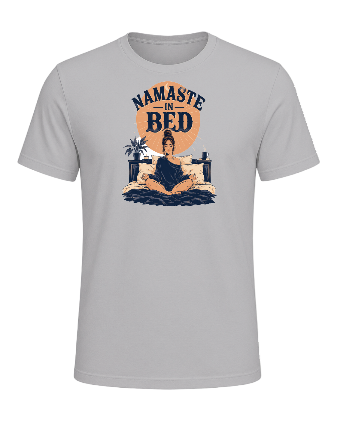 NAMASTE IN BED — Athletic Heather
