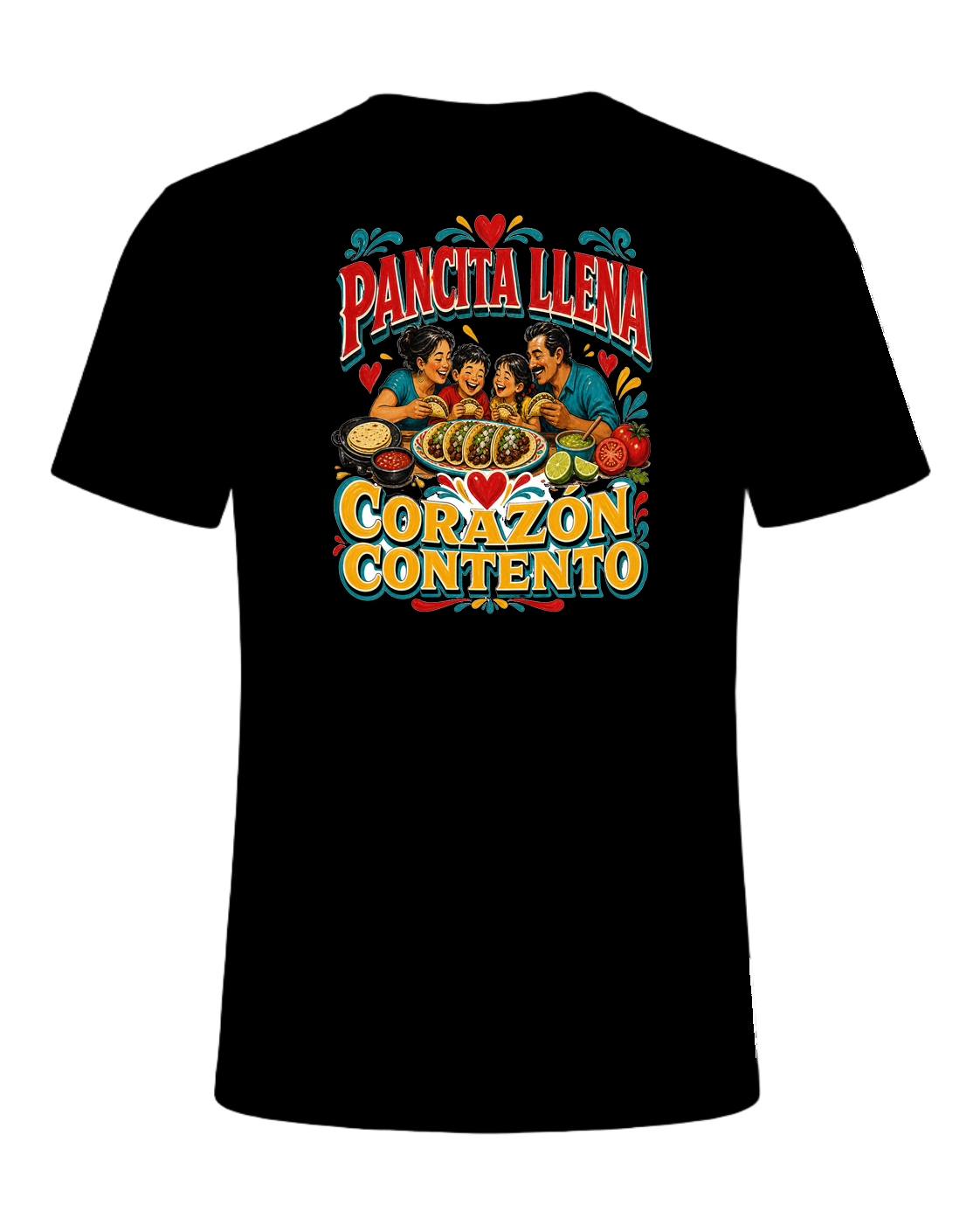 PANCITA LLENA CORAZÓN CONTENTO — Black