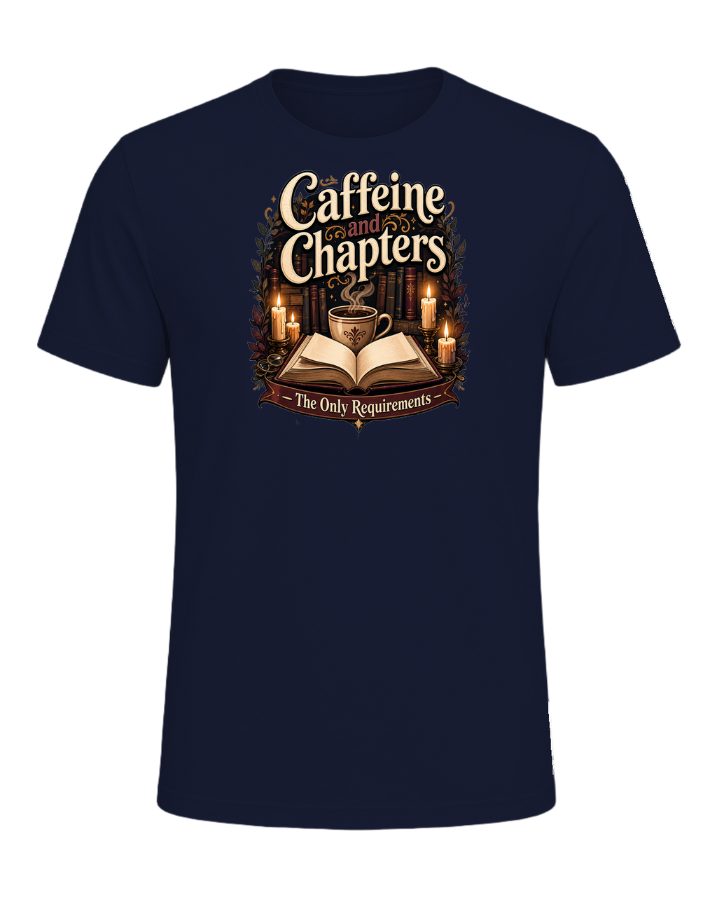 Books & Coffee — Navy