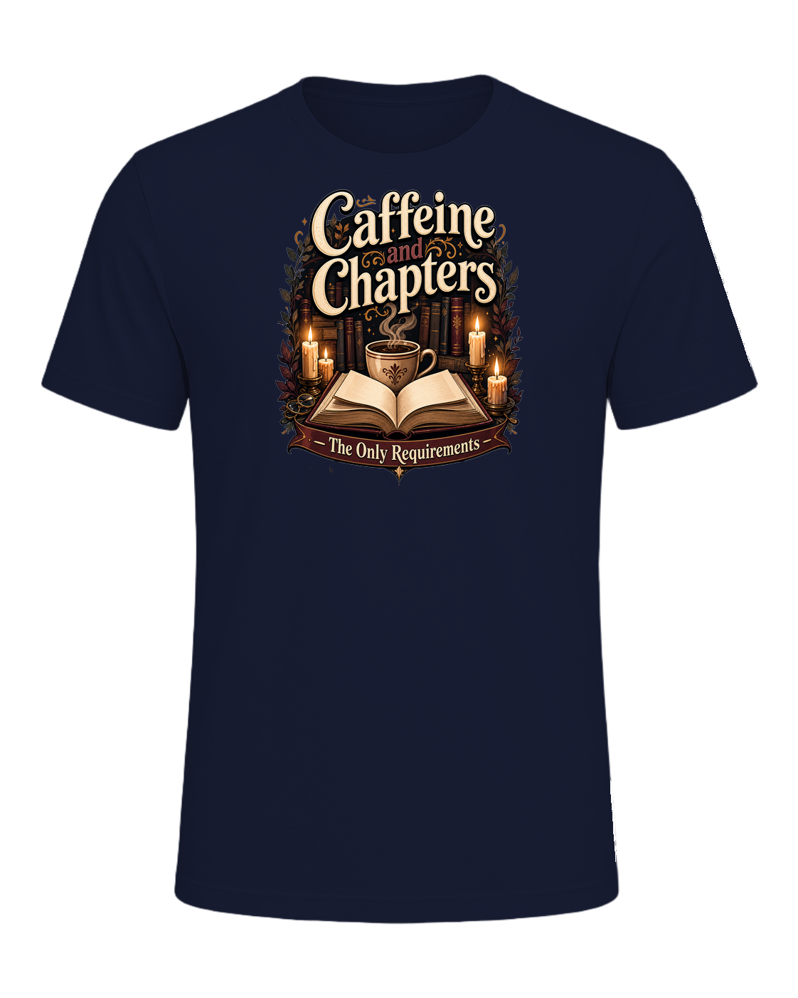 Books & Coffee — Navy