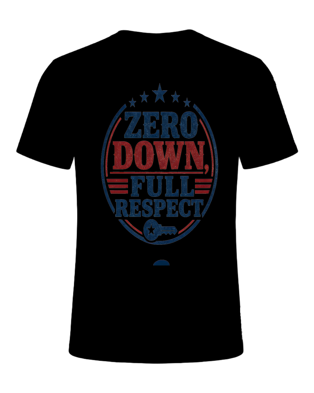 ZERO DOWN, FULL RESPECT — Black