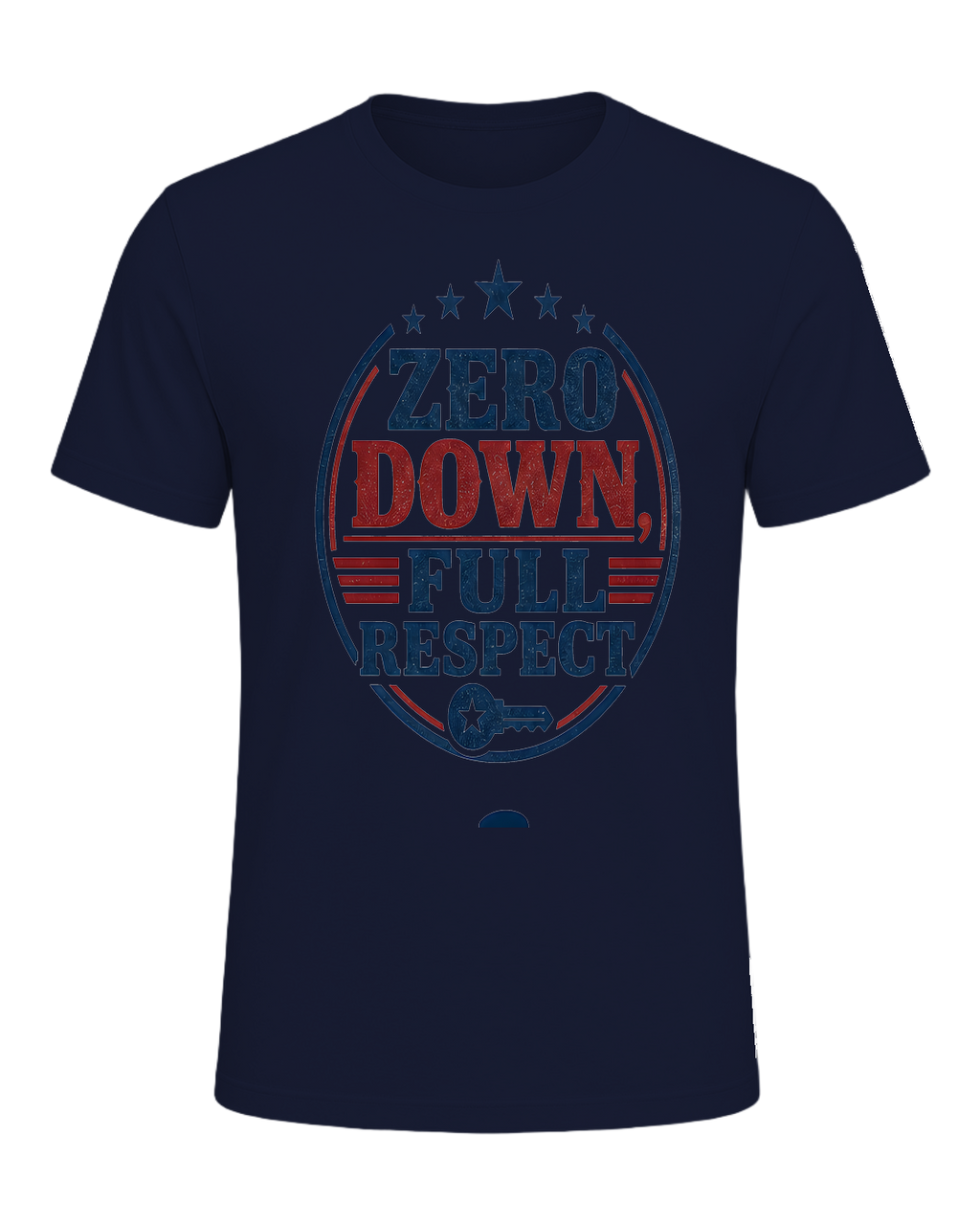 ZERO DOWN, FULL RESPECT — Navy