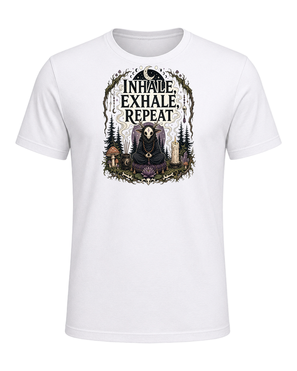 INHALE, EXHALE, REPEAT — White