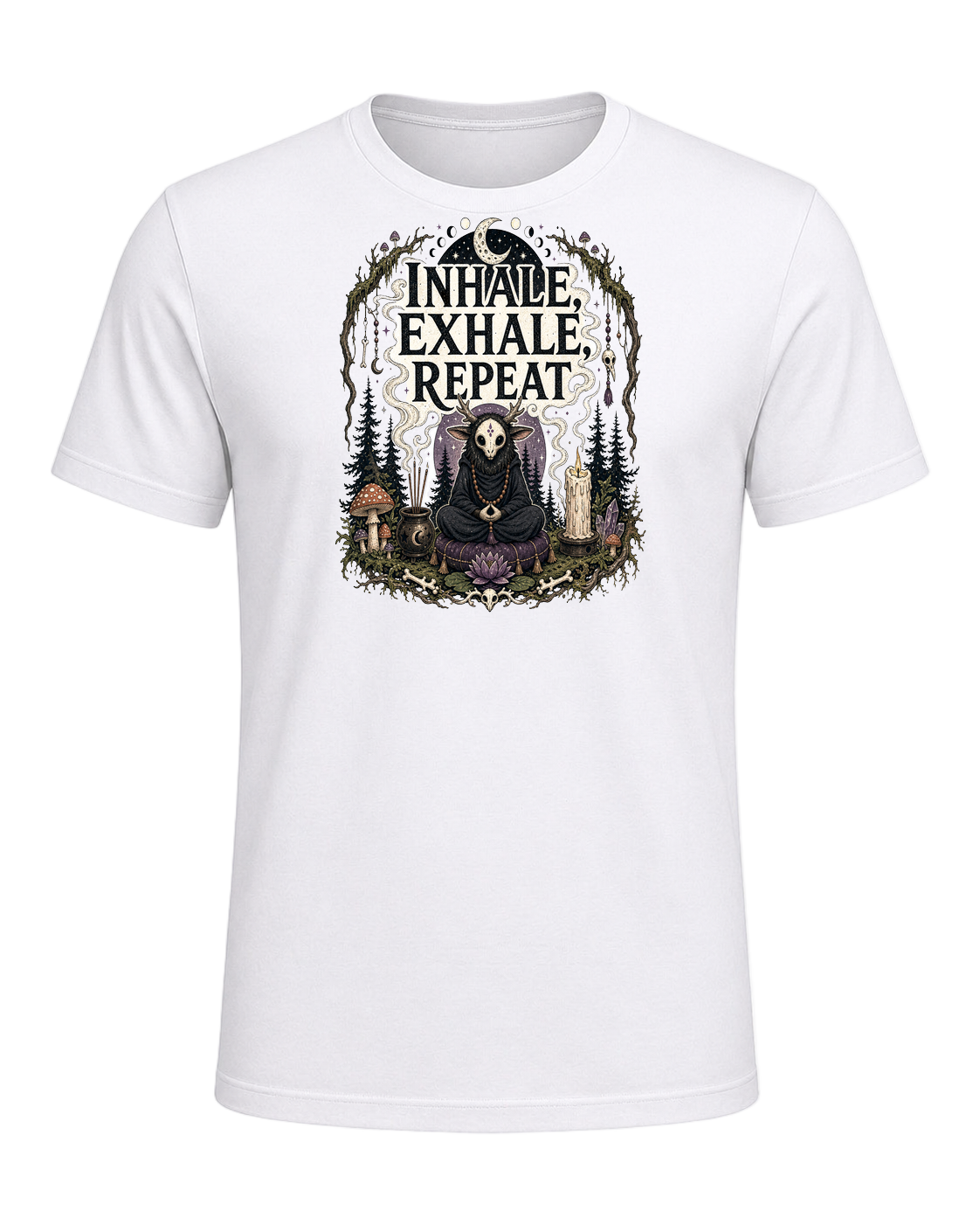INHALE, EXHALE, REPEAT — White