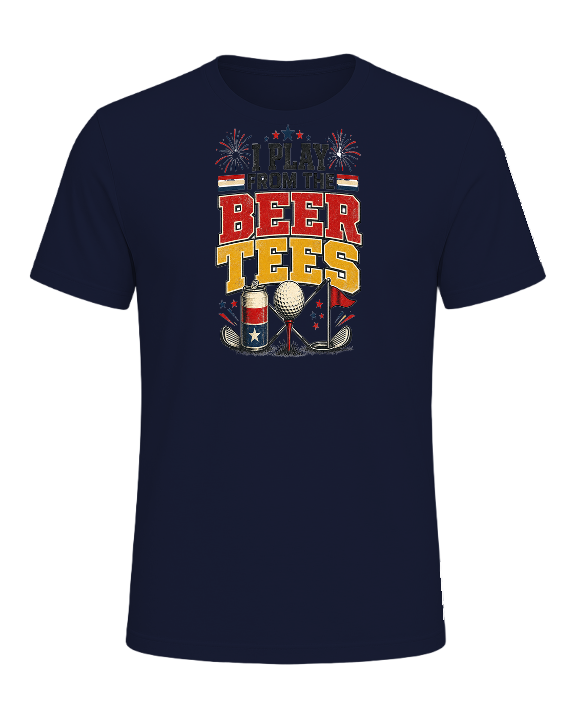 I PLAY FROM THE BEER TEES — Navy