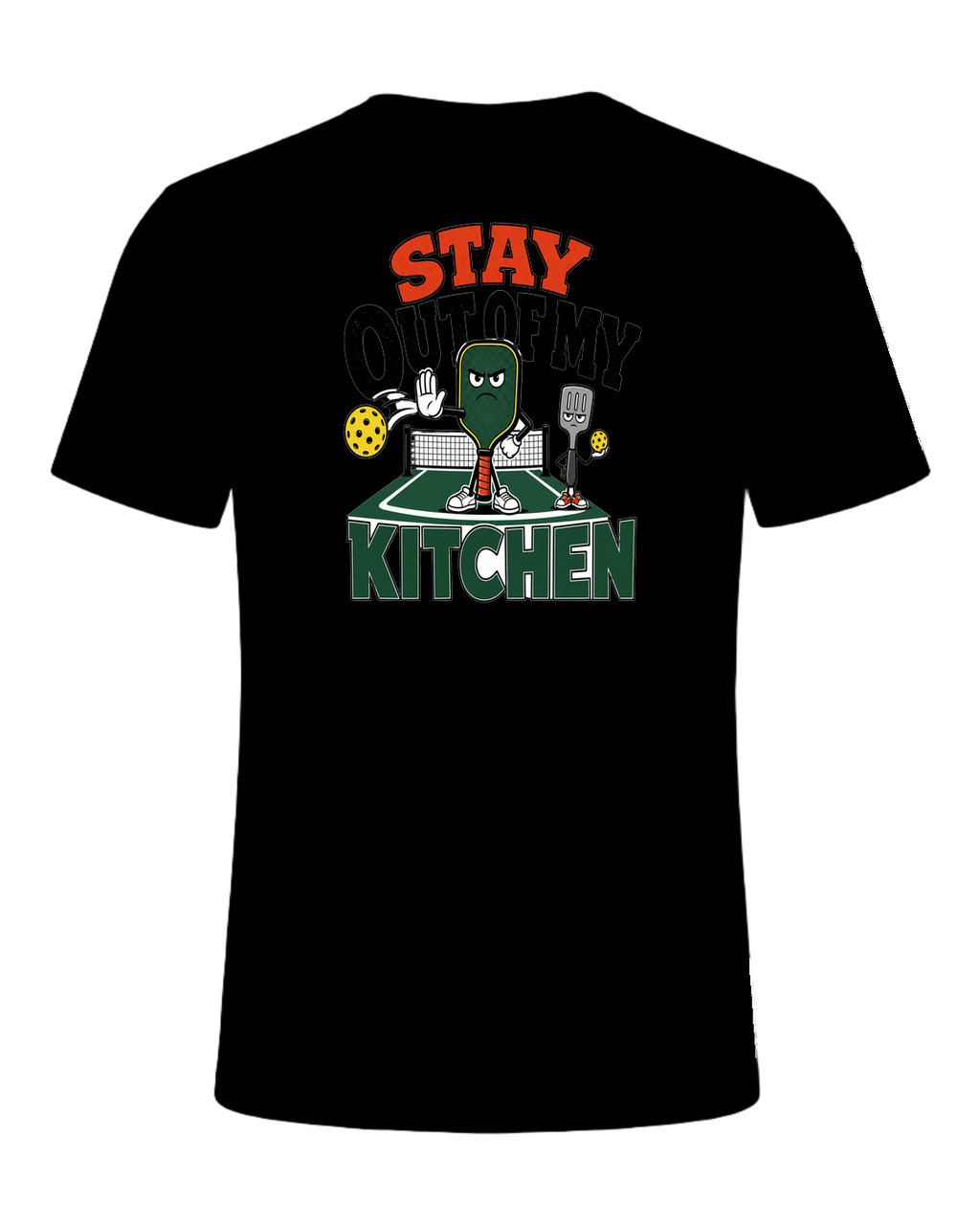 STAY OUT OF MY KITCHEN — Black