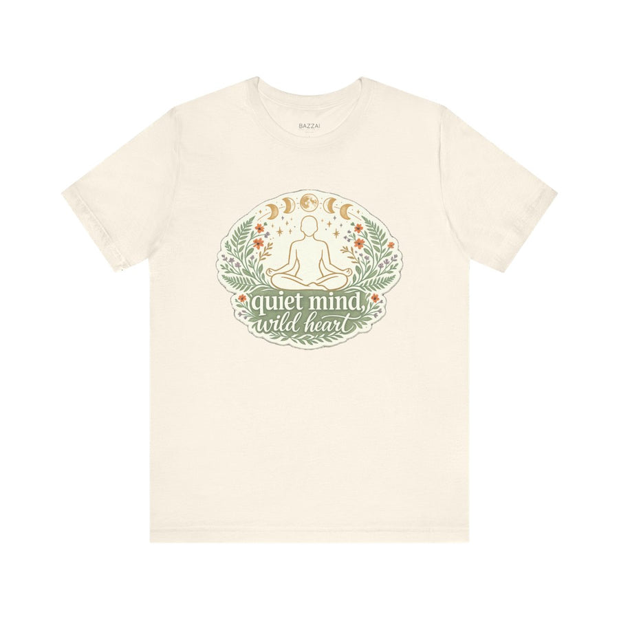Yoga Lover Gift T-Shirt — Quiet Mind, Wild Heart