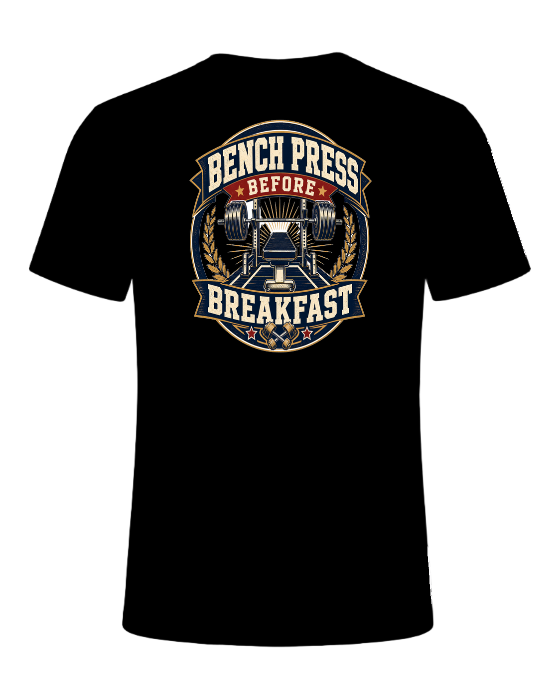 BENCH PRESS BEFORE BREAKFAST — Black