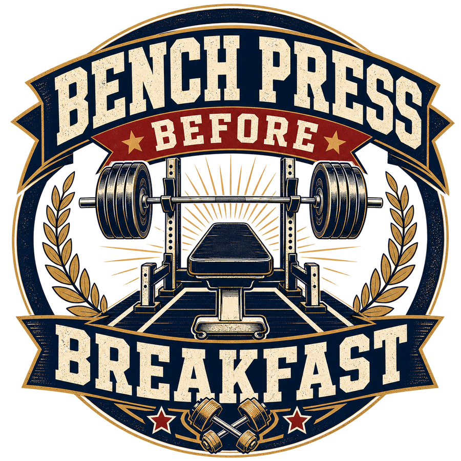 Gym Gift T-Shirt — Bench Press Before Breakfast