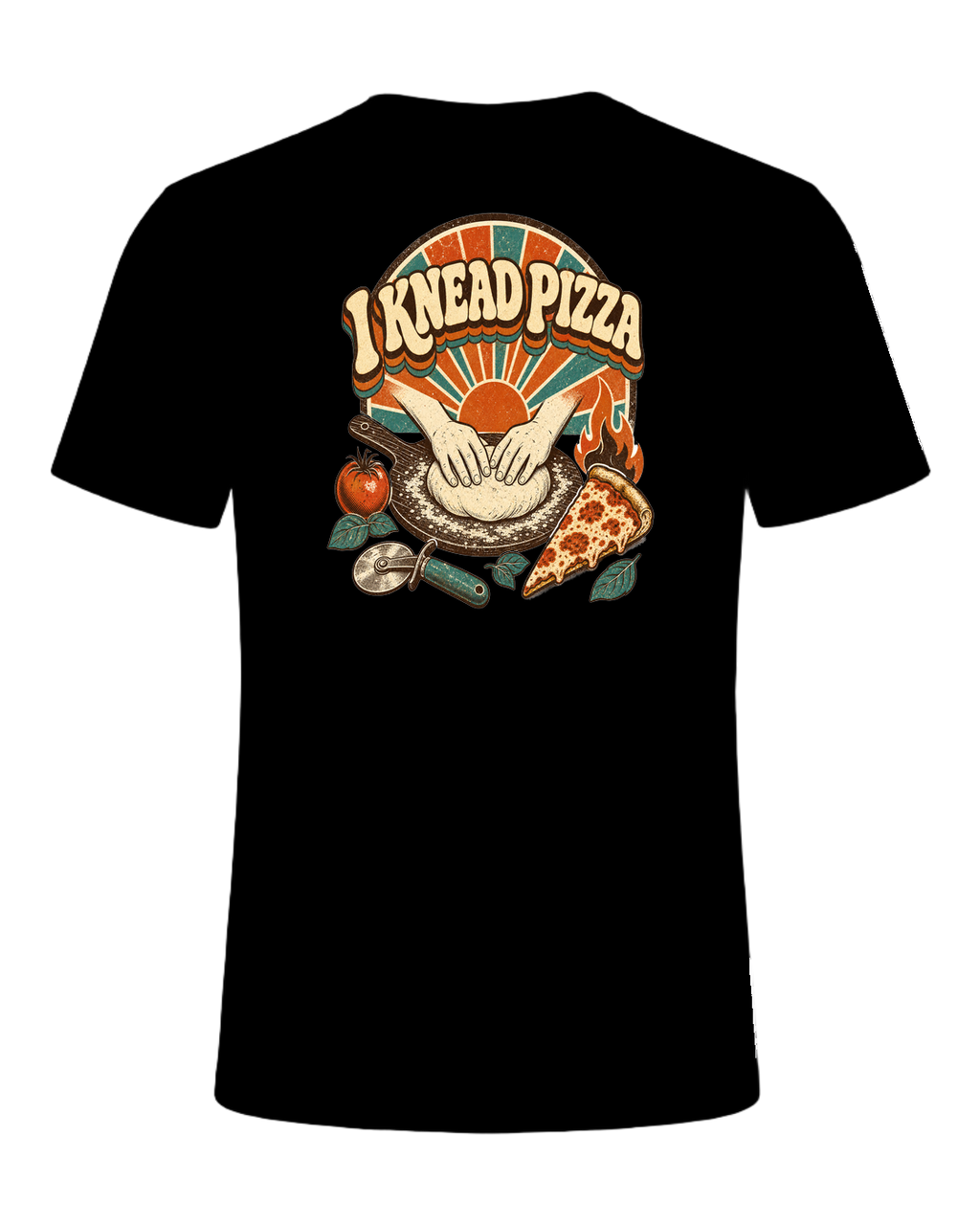 I KNEAD PIZZA — Black