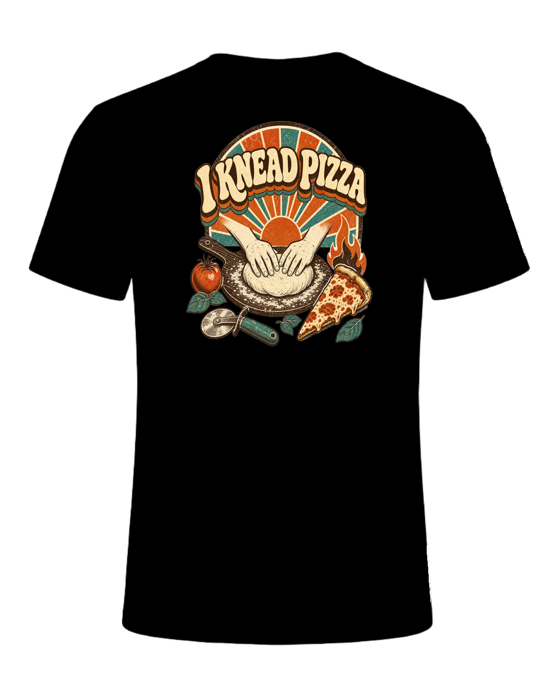 I KNEAD PIZZA — Black