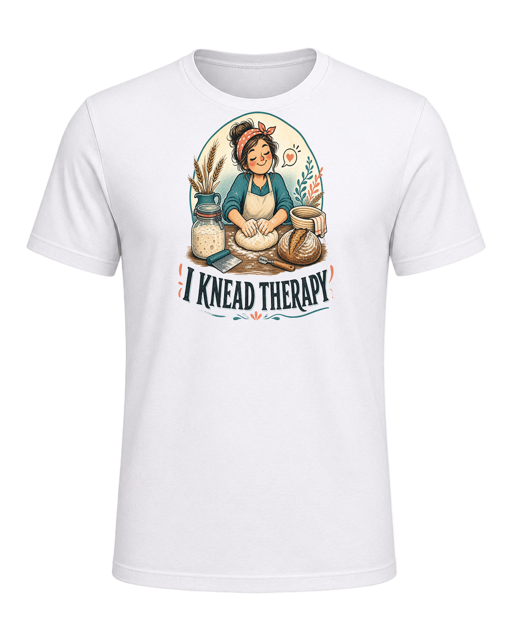 I KNEAD THERAPY — White