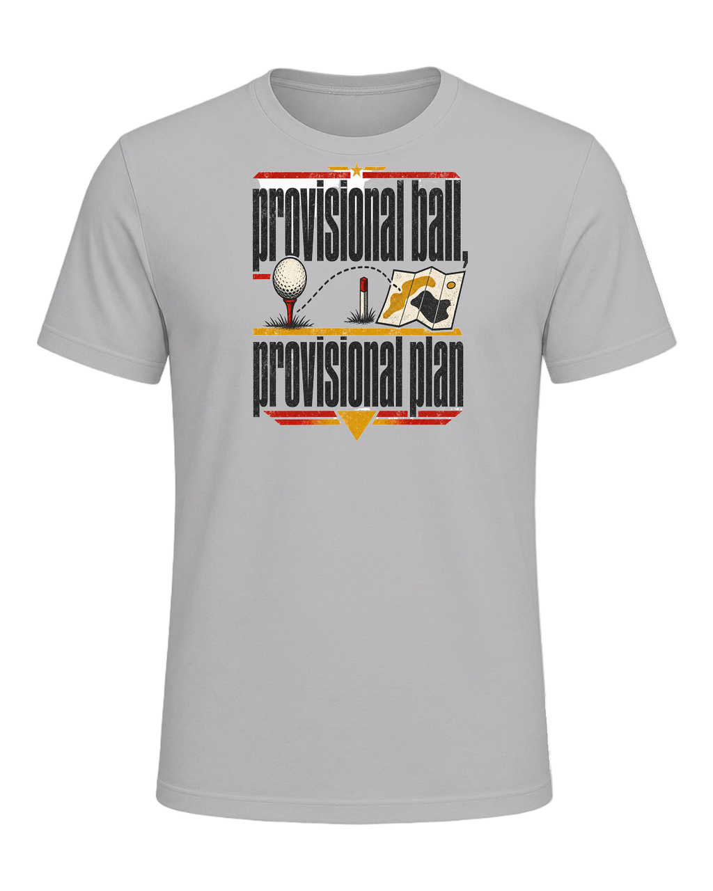 provisional ball, provisional plan — Athletic Heather