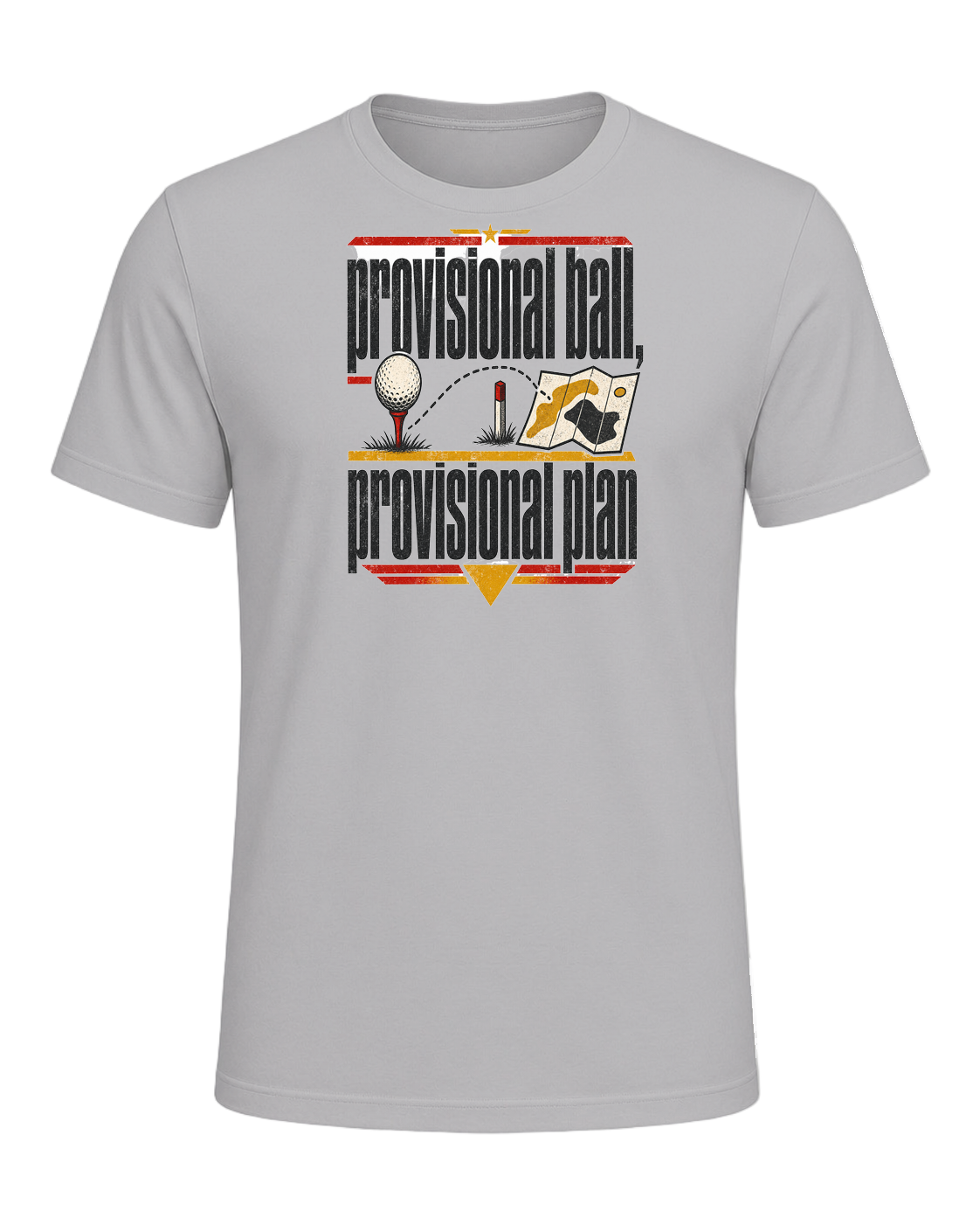 provisional ball, provisional plan — Athletic Heather