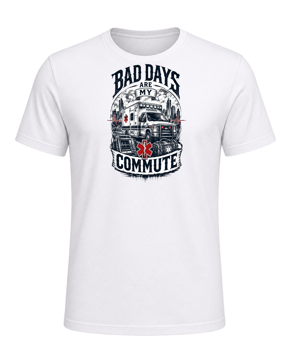 Bad days are my commute — White