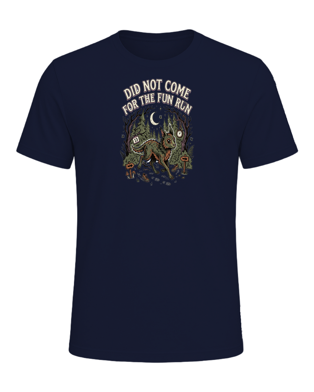 DID NOT COME FOR THE FUN RUN — Navy