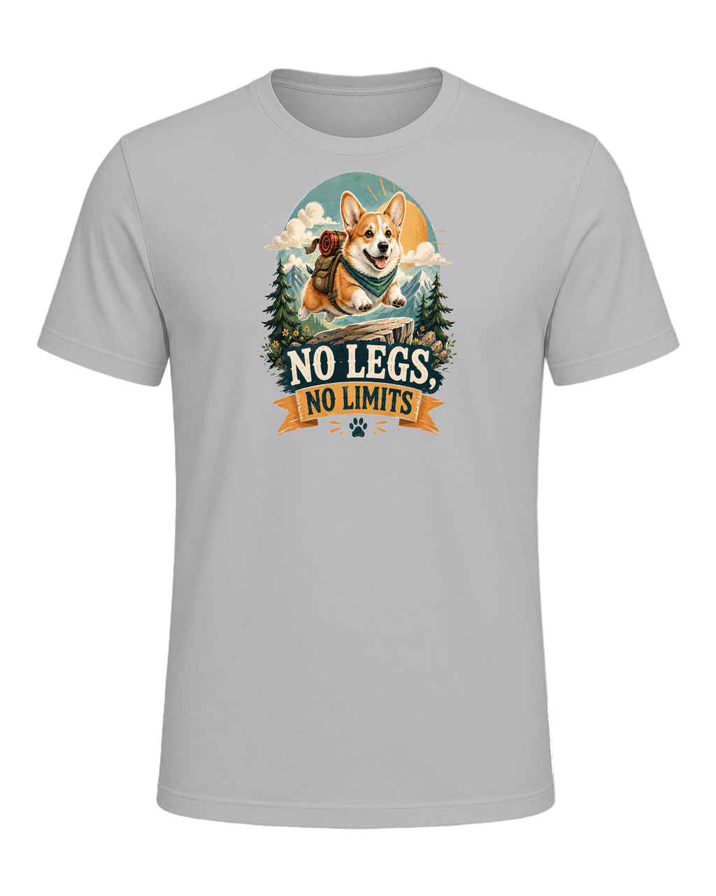 NO LEGS, NO LIMITS — Athletic Heather