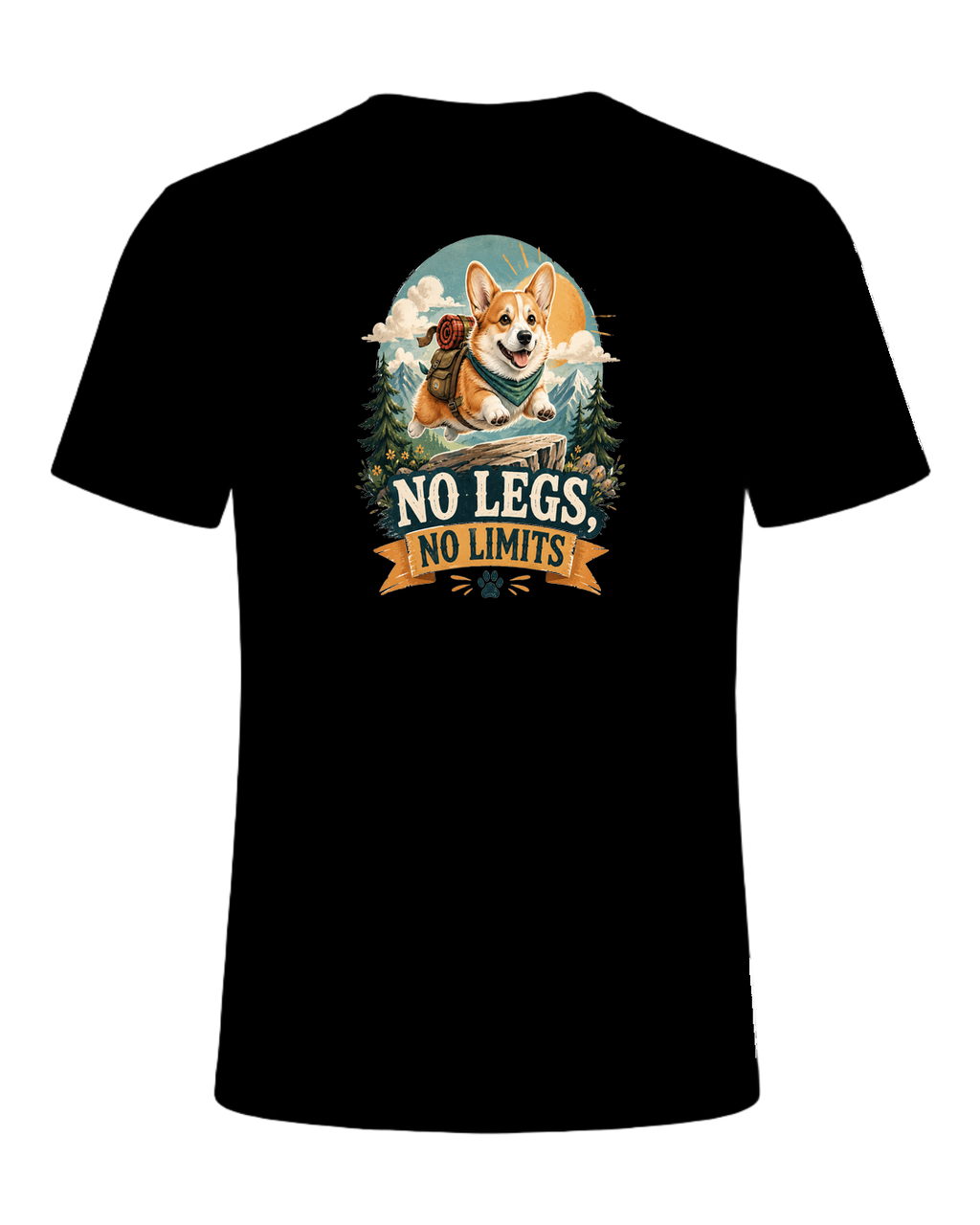 NO LEGS, NO LIMITS — Black