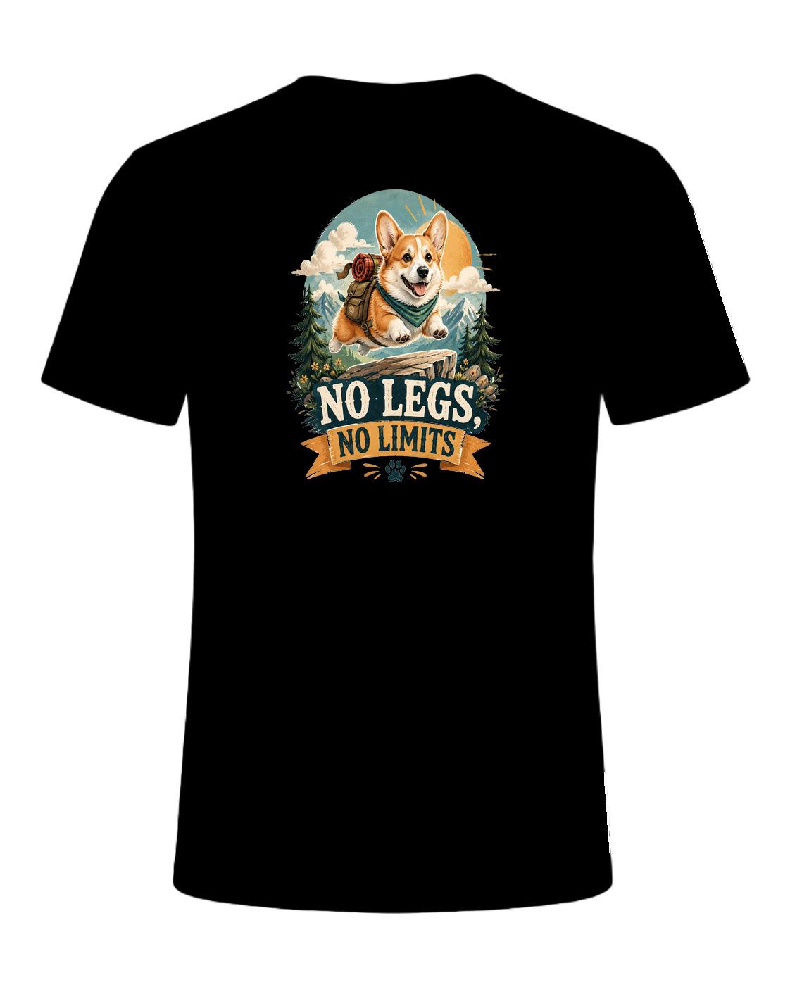 NO LEGS, NO LIMITS — Black