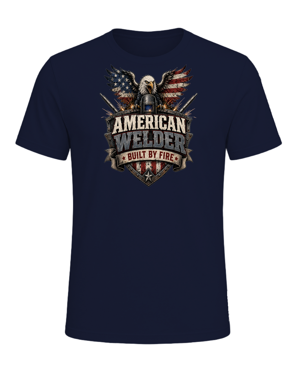 Welder Pride — Navy