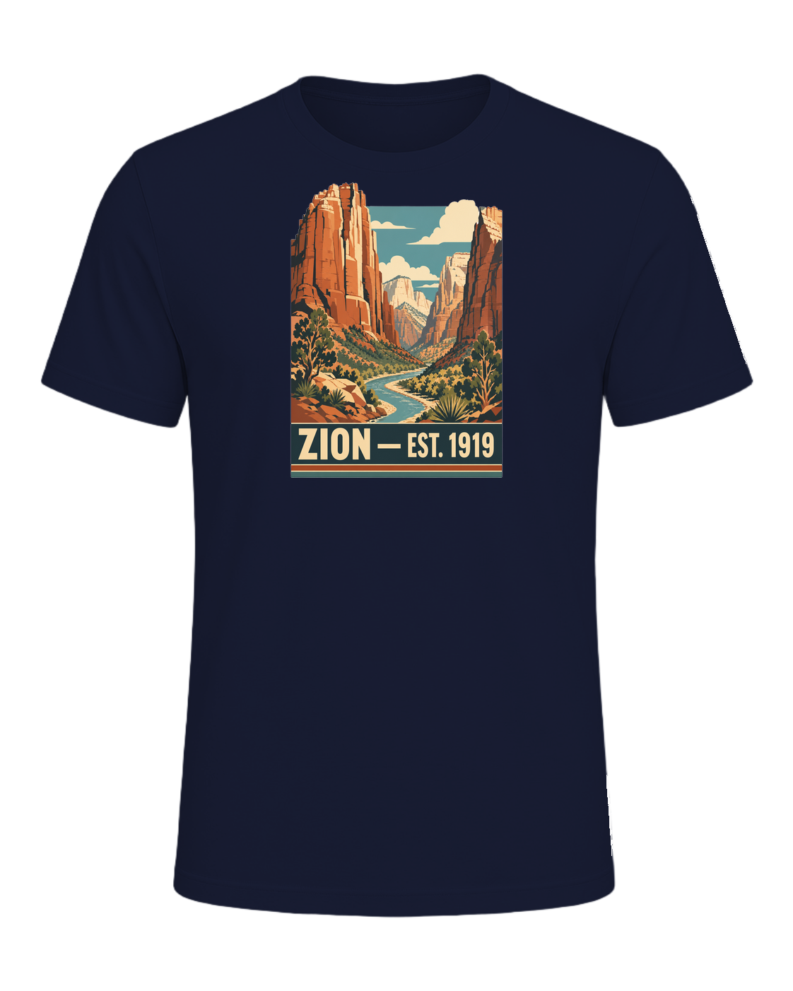 National Park Specific (WPA Style) — Navy