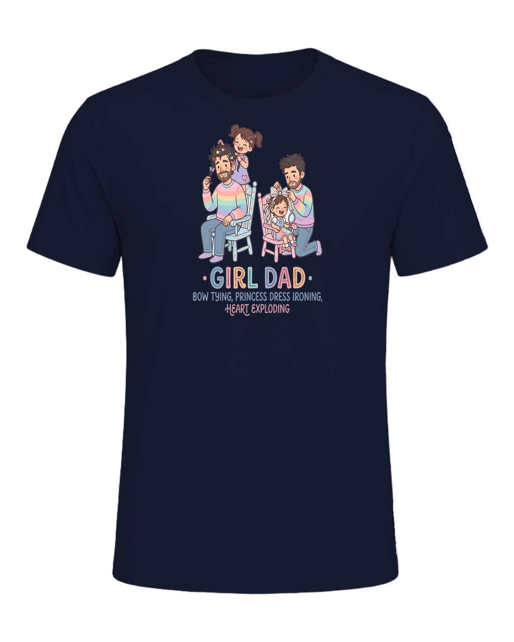 Girl Dad — Navy