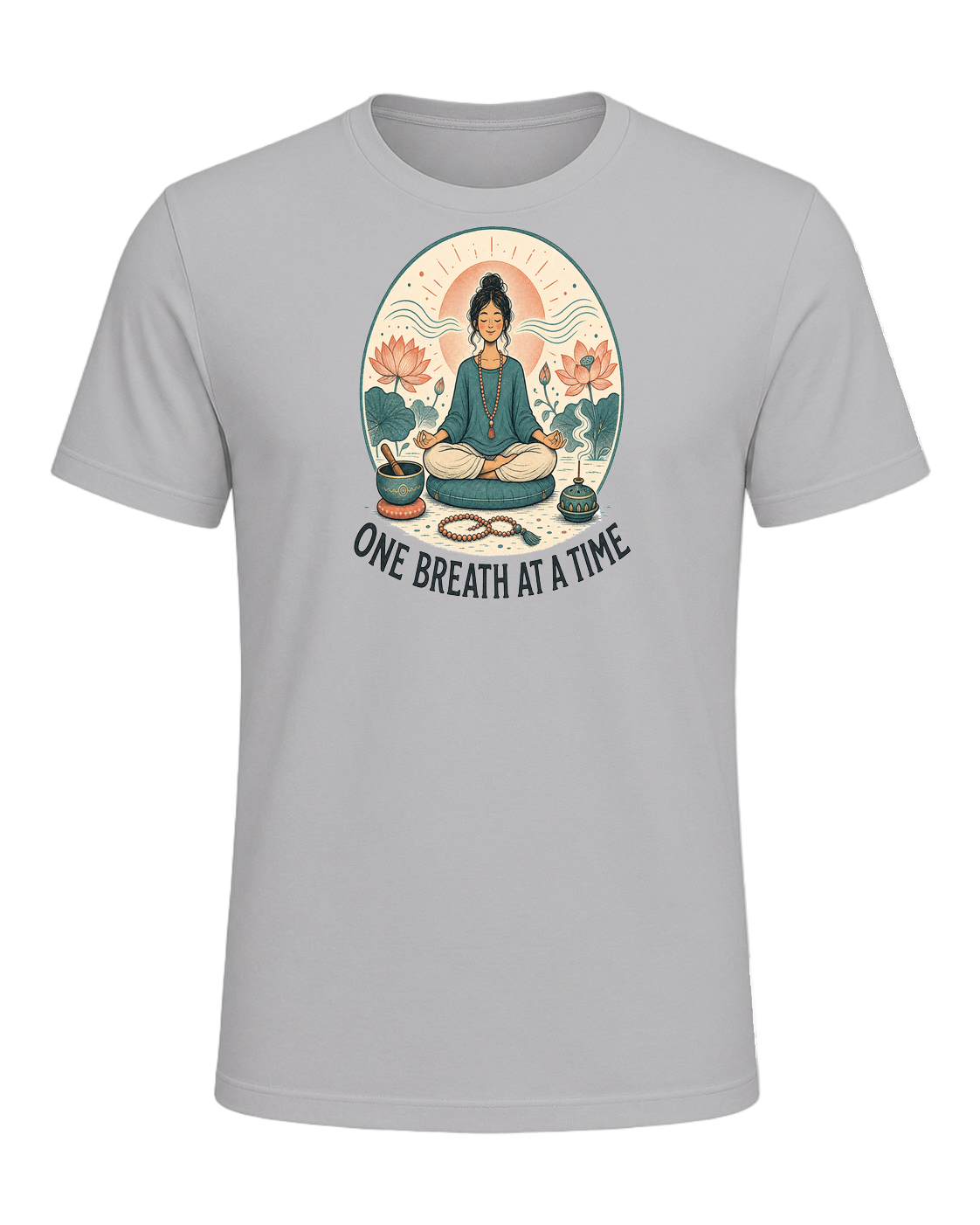 ONE BREATH AT A TIME — Athletic Heather