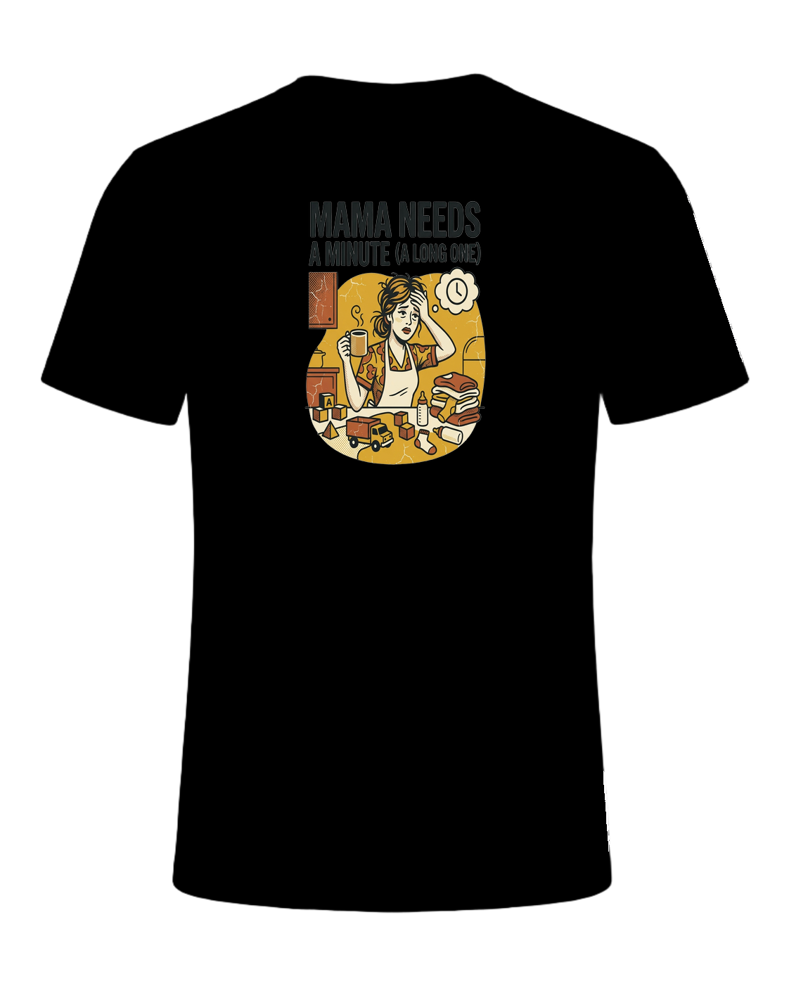 Mama needs a minute (a long one) — Black