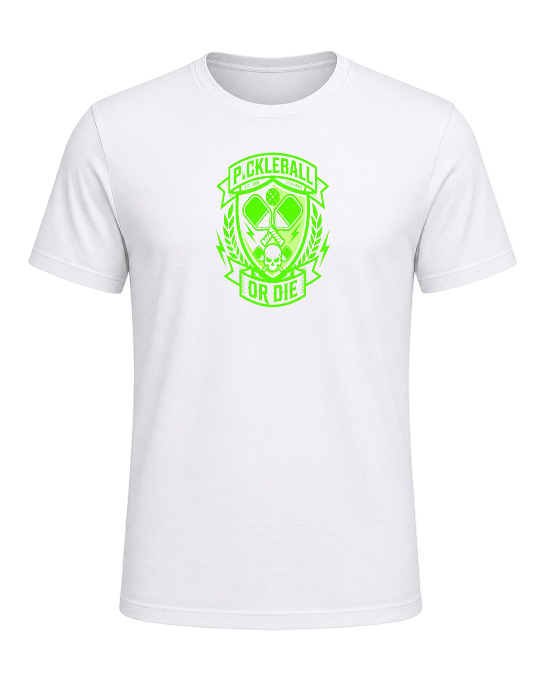 Pickleball Player — White