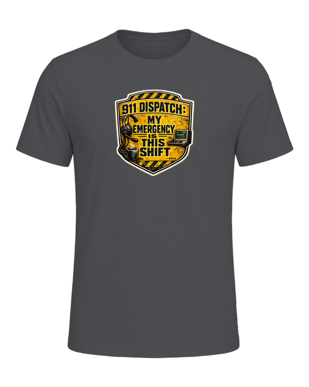 911 Dispatch: My Emergency Is This Shift Tee — Asphalt